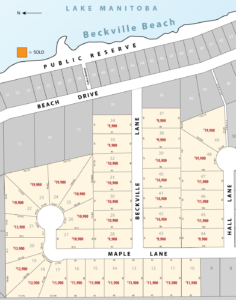 Lots for sale - map