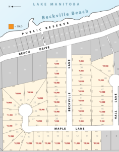 Beckville Lot map