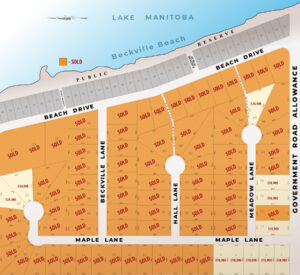 Beckville Beach Lot Map